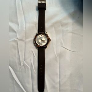 Michele Jelly Watch Band with Tortoise Ring.